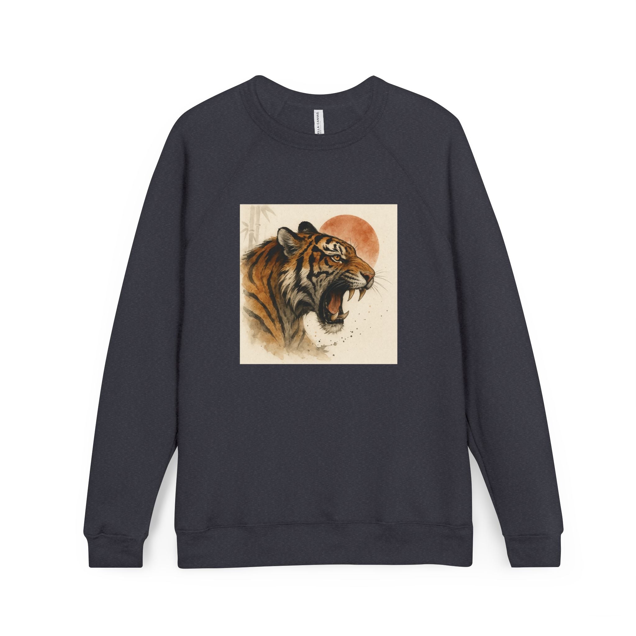 Roaring Tiger Sweatshirt — Vintage Tiger Art Crewneck