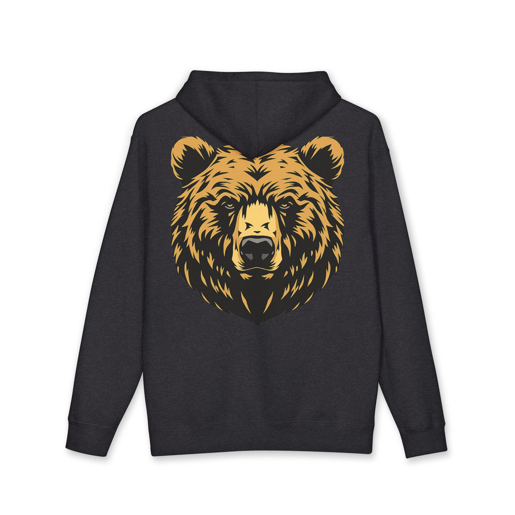 Bear Guardian Hoodie — Minimal Bear Emblem Pullover