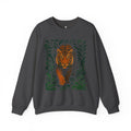 Tiger in the Jungle Crewneck Sweatshirt — Bold Tiger Graphic Pullover