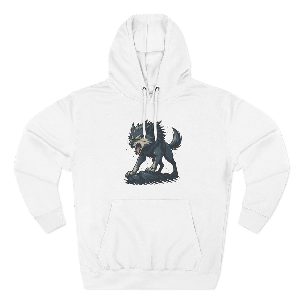 Three-Panel Fleece Hoodie