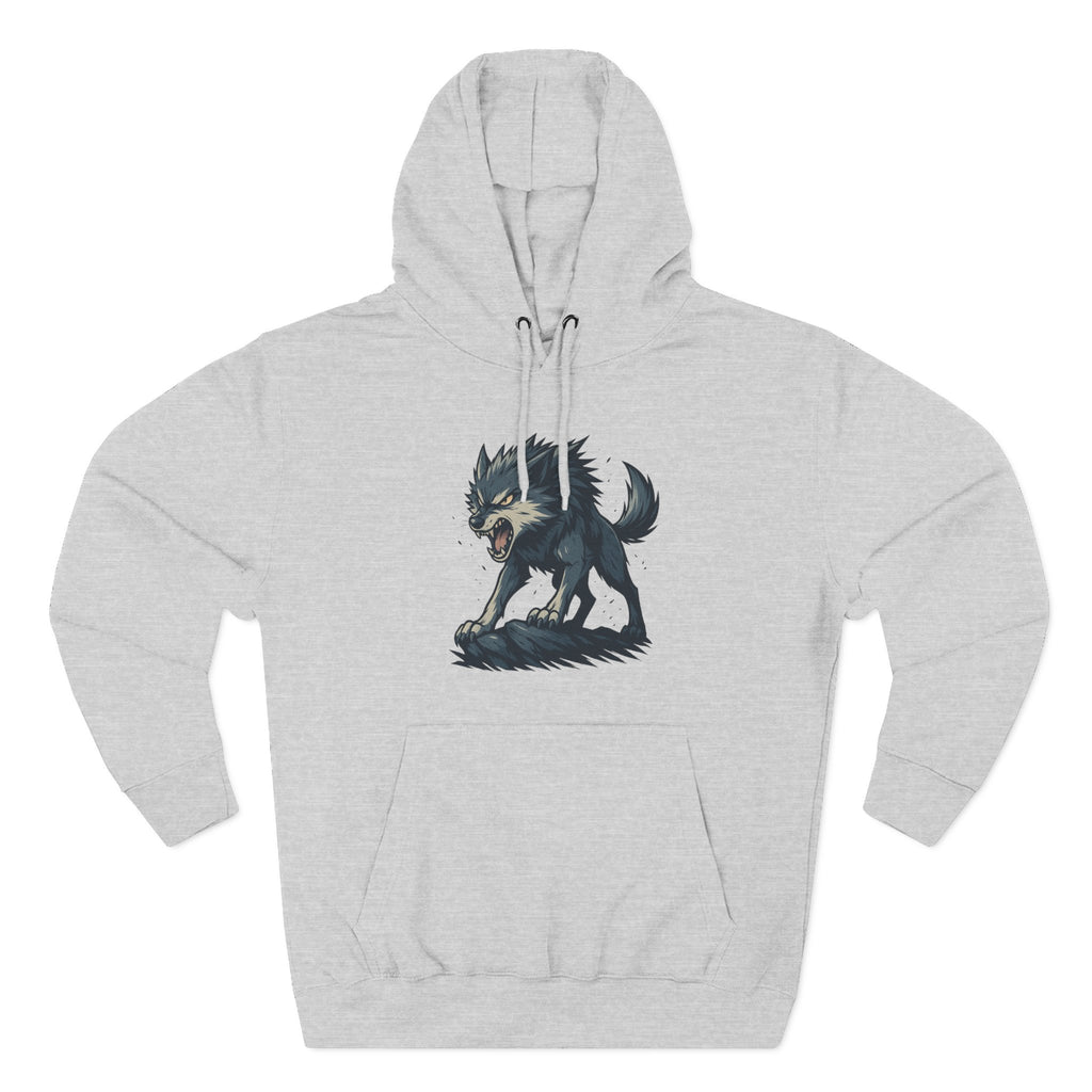 Three-Panel Fleece Hoodie