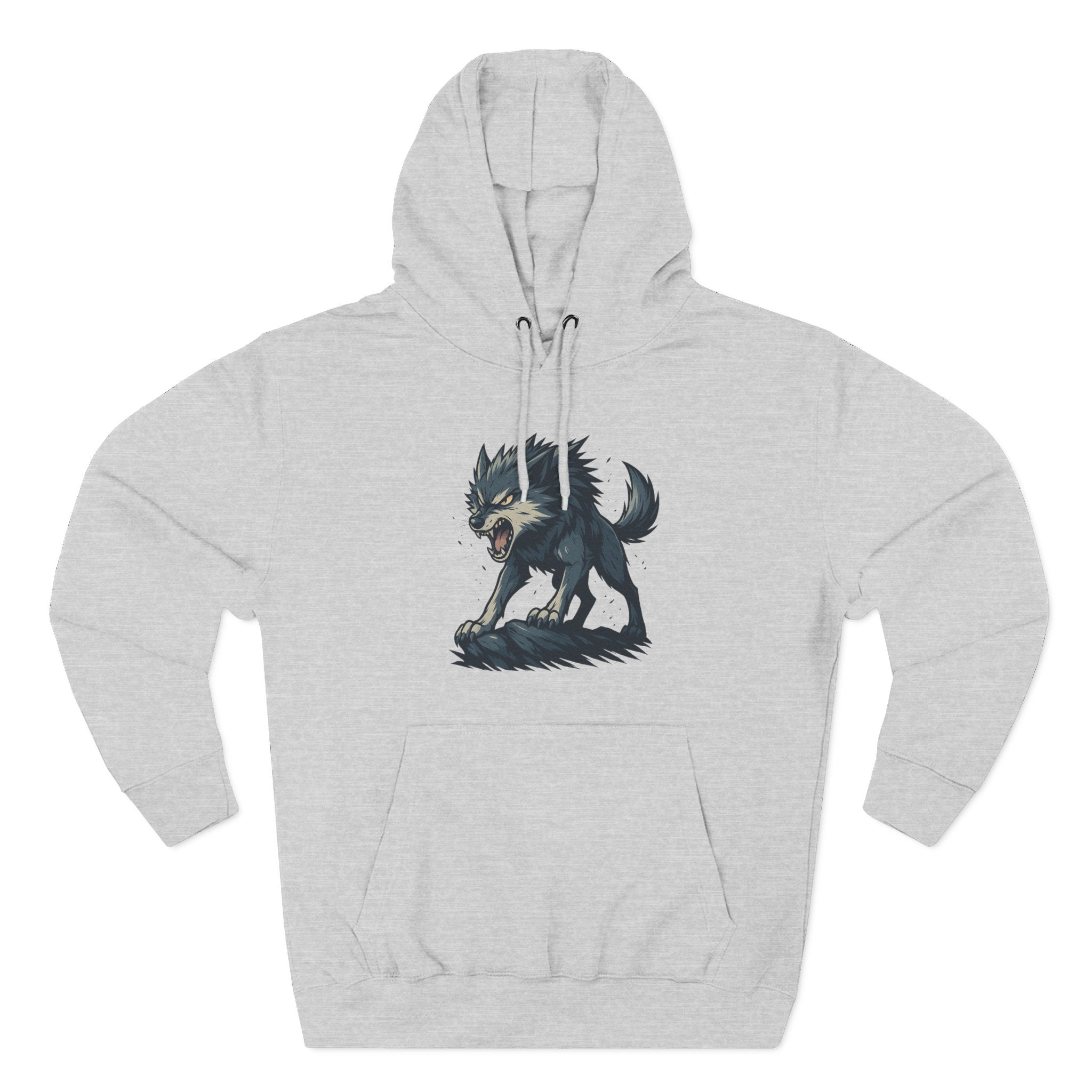 Three-Panel Fleece Hoodie