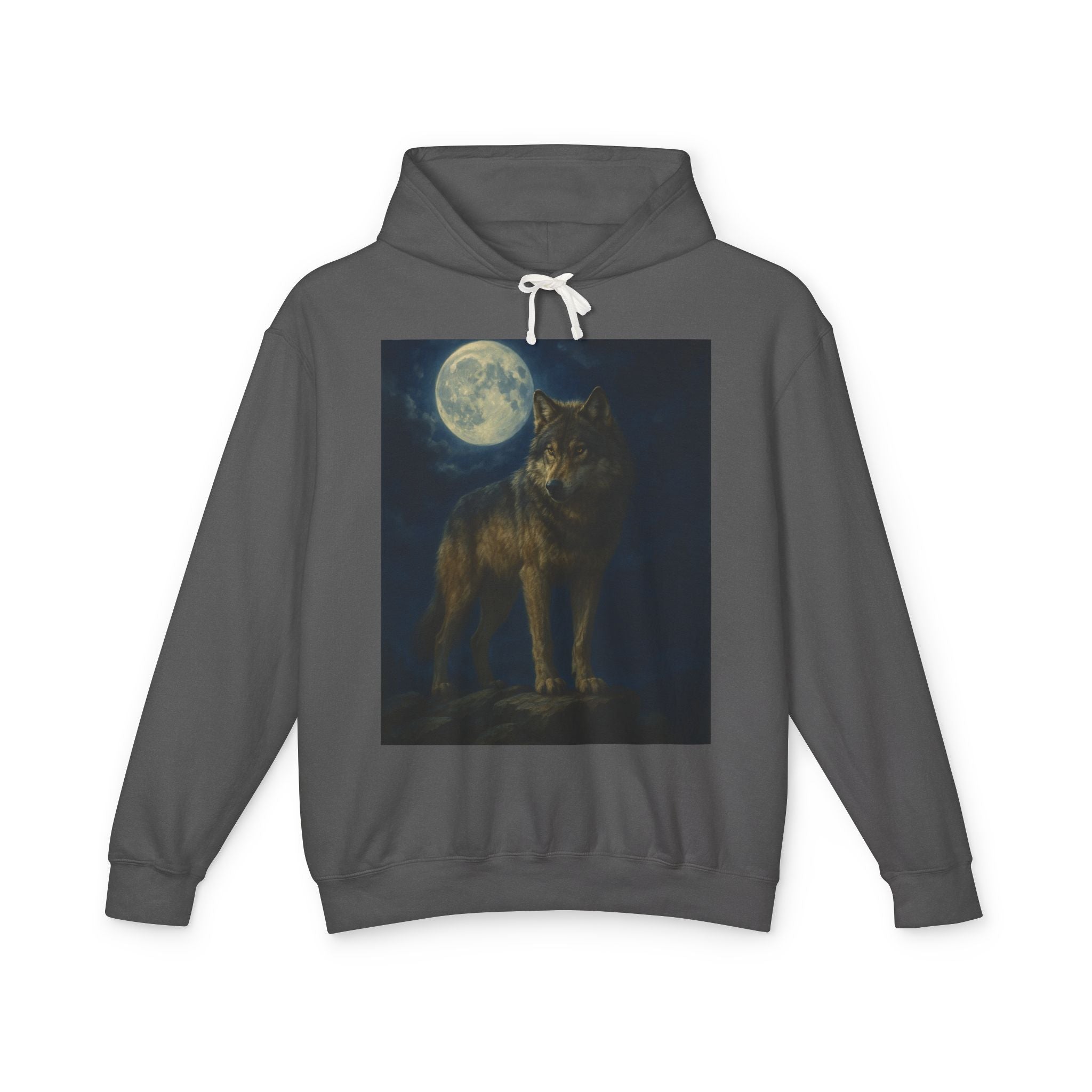 Wolf Moon Hoodie — Night Wolf Graphic Pullover