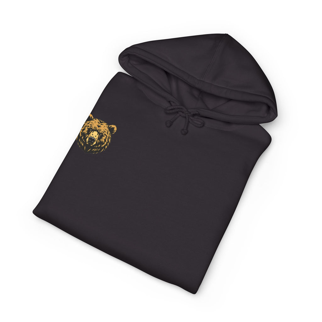 Bear Guardian Hoodie — Minimal Bear Emblem Pullover