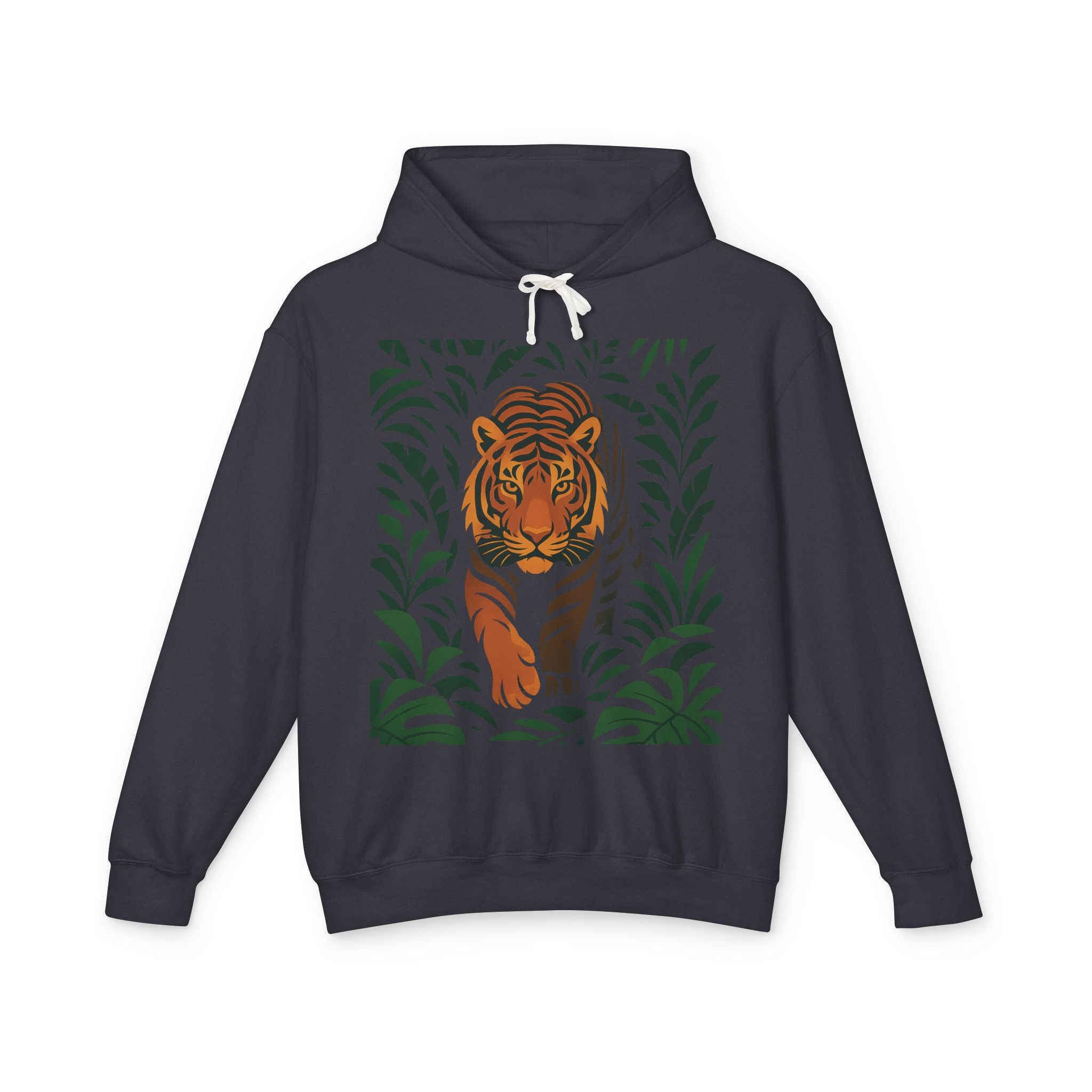 Tiger in the Jungle Hoodie Ver. 1 — Bold Tiger Graphic Hoodie