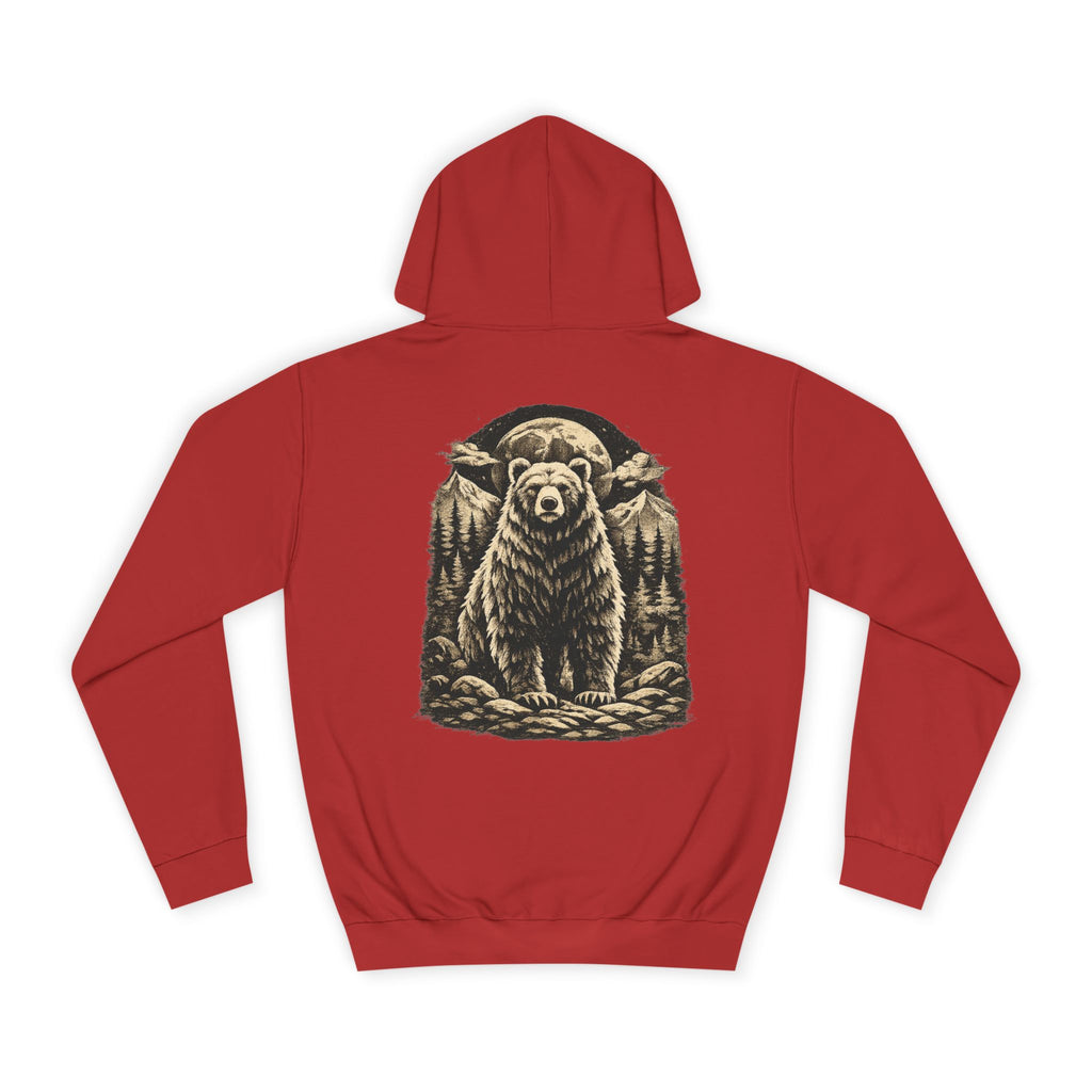 Bear Graphic Hoodie — Vintage Wilderness Bear Pullover