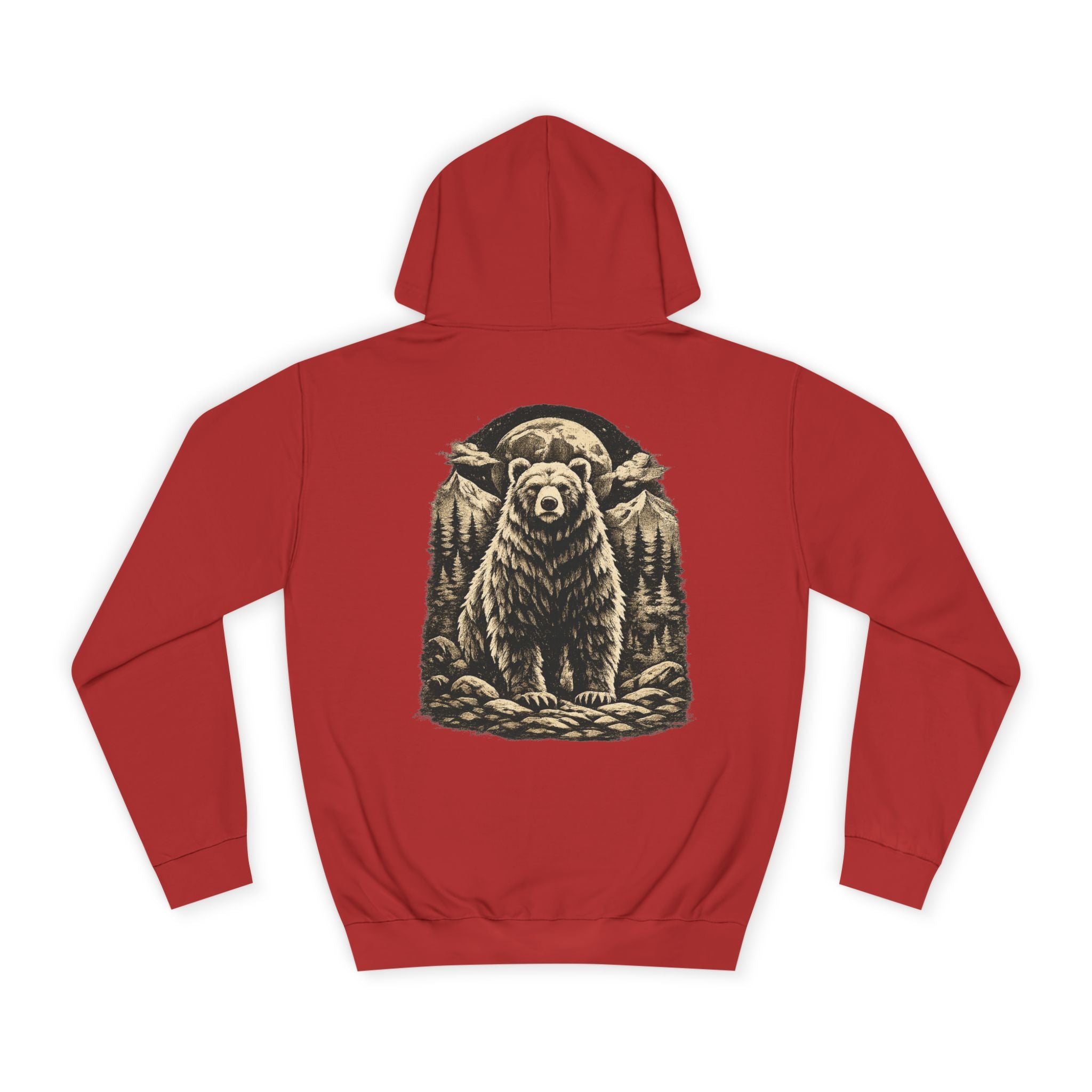 Bear Graphic Hoodie — Vintage Wilderness Bear Pullover