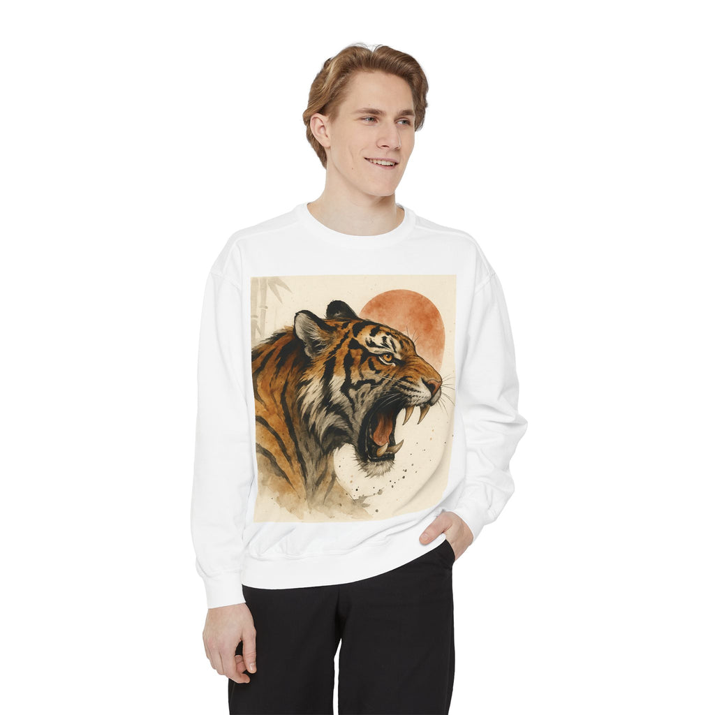 Roaring Tiger Sweatshirt — Vintage Sun Graphic Crewneck