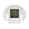 Tiger Portrait Sweatshirt — Realistic Wild Cat Face Crewneck