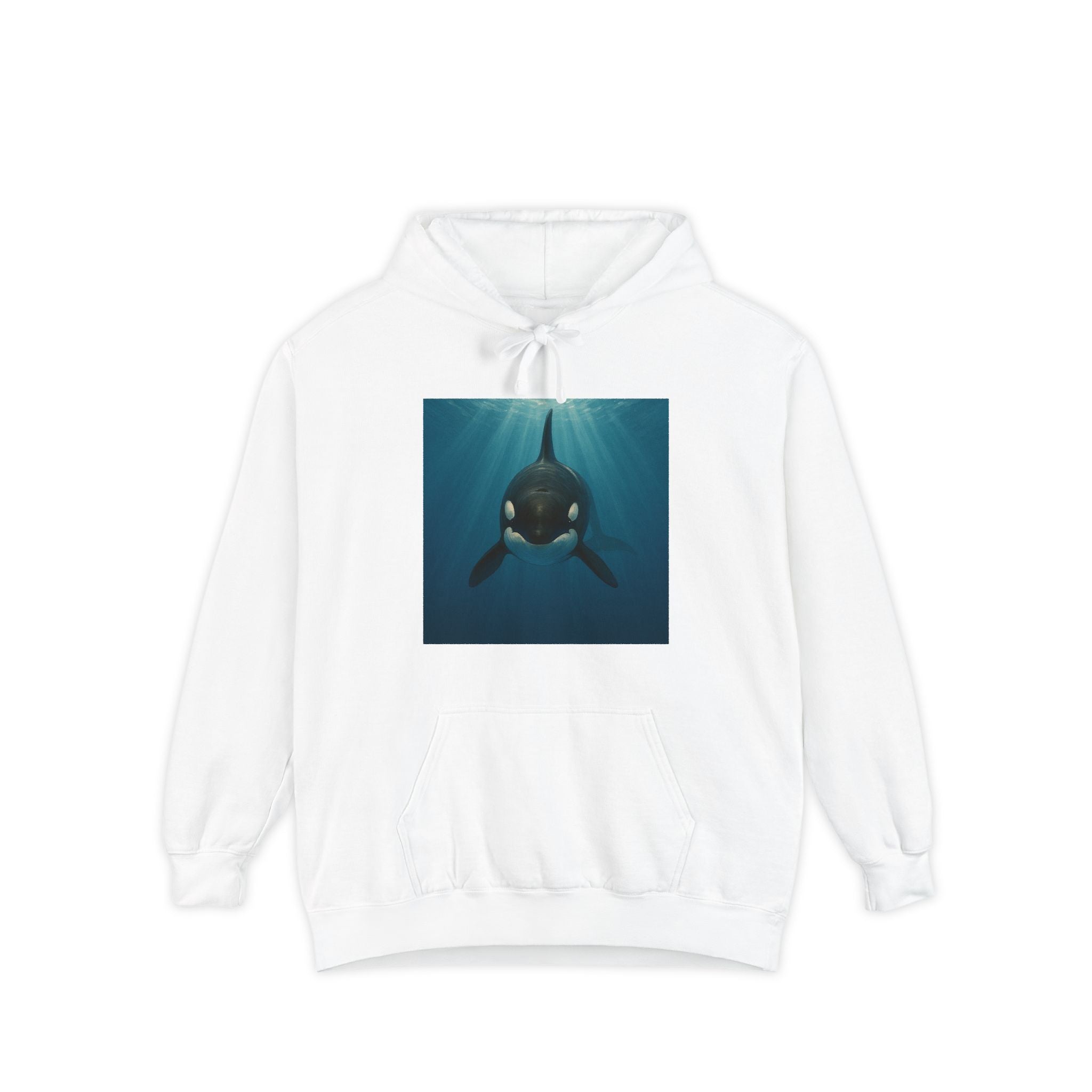 Orca Whale Pullover Hoodie
