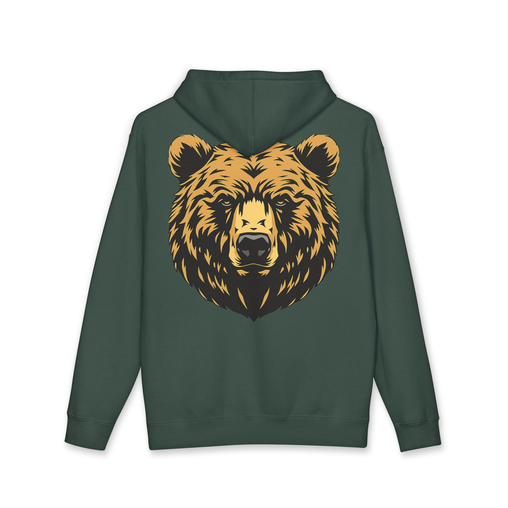 Bear Guardian Hoodie — Minimal Bear Emblem Pullover