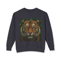 Tiger Face Crewneck Sweatshirt — Realistic Bengal Tiger Graphic
