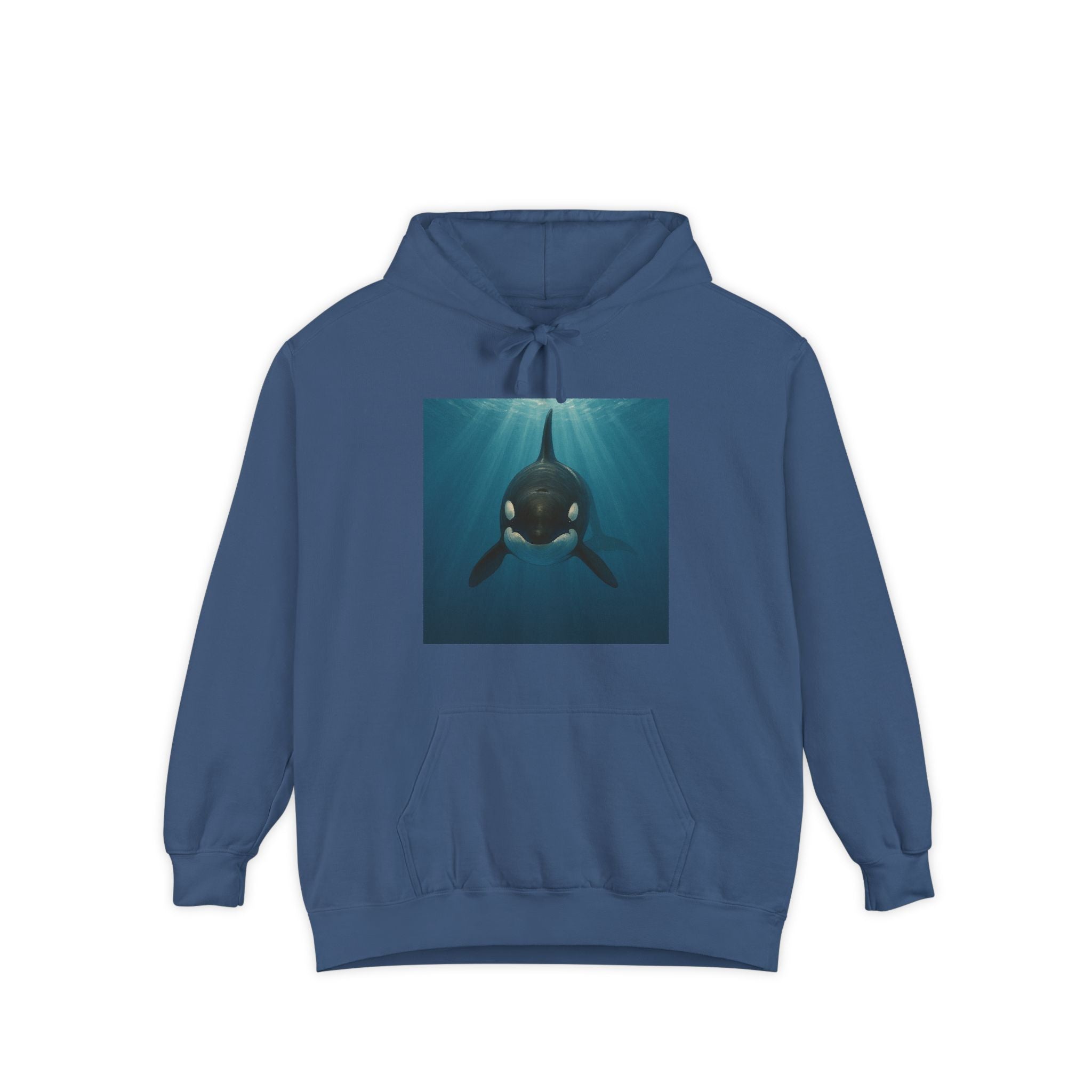 Orca Whale Pullover Hoodie