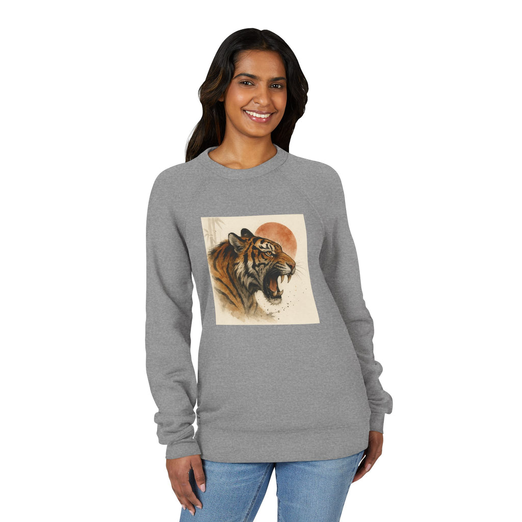 Roaring Tiger Sweatshirt — Vintage Tiger Art Crewneck