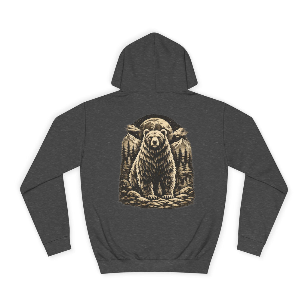 Bear Graphic Hoodie — Vintage Wilderness Bear Pullover