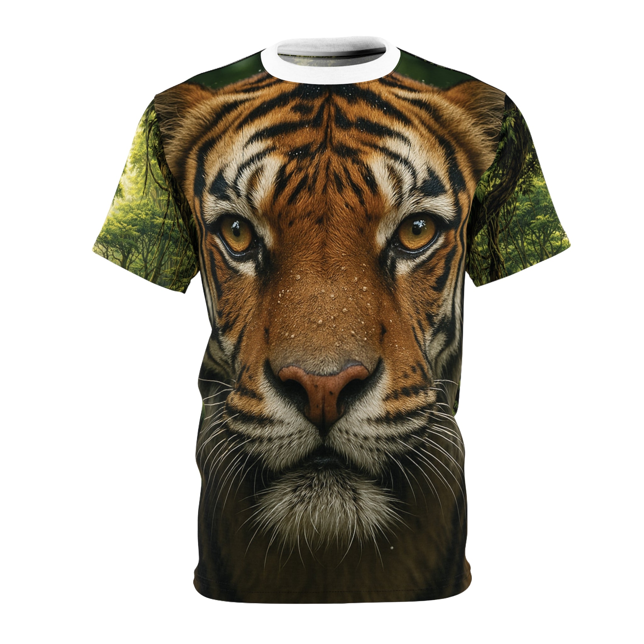Tiger Face Tee — Jungle Wildlife Graphic Shirt