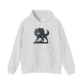 Growling Wolf Illustration Hoodie | Fierce Werewolf Graphic Sweatshirt