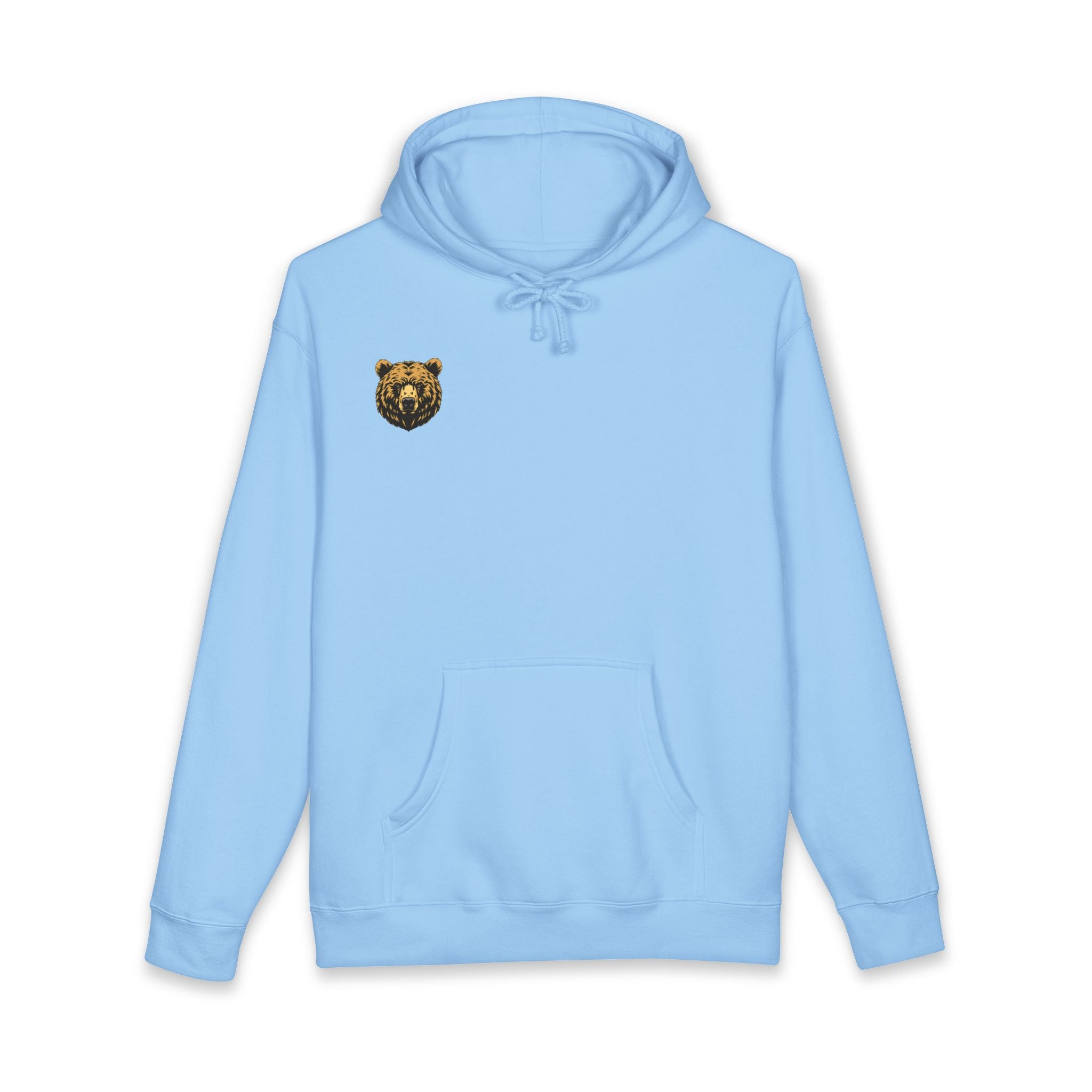 Bear Guardian Hoodie — Minimal Bear Emblem Pullover