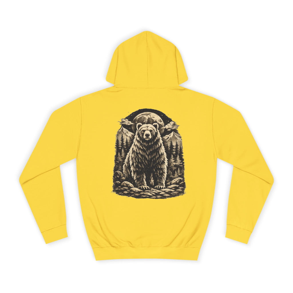 Bear Graphic Hoodie — Vintage Wilderness Bear Pullover