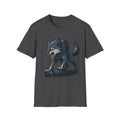 Howling Wolf  T-Shirt | Fierce Wolf Night Forest Design