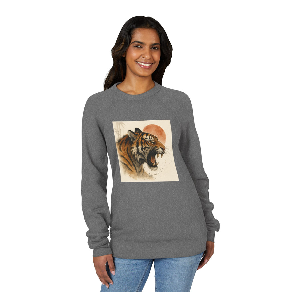 Roaring Tiger Sweatshirt — Vintage Tiger Art Crewneck