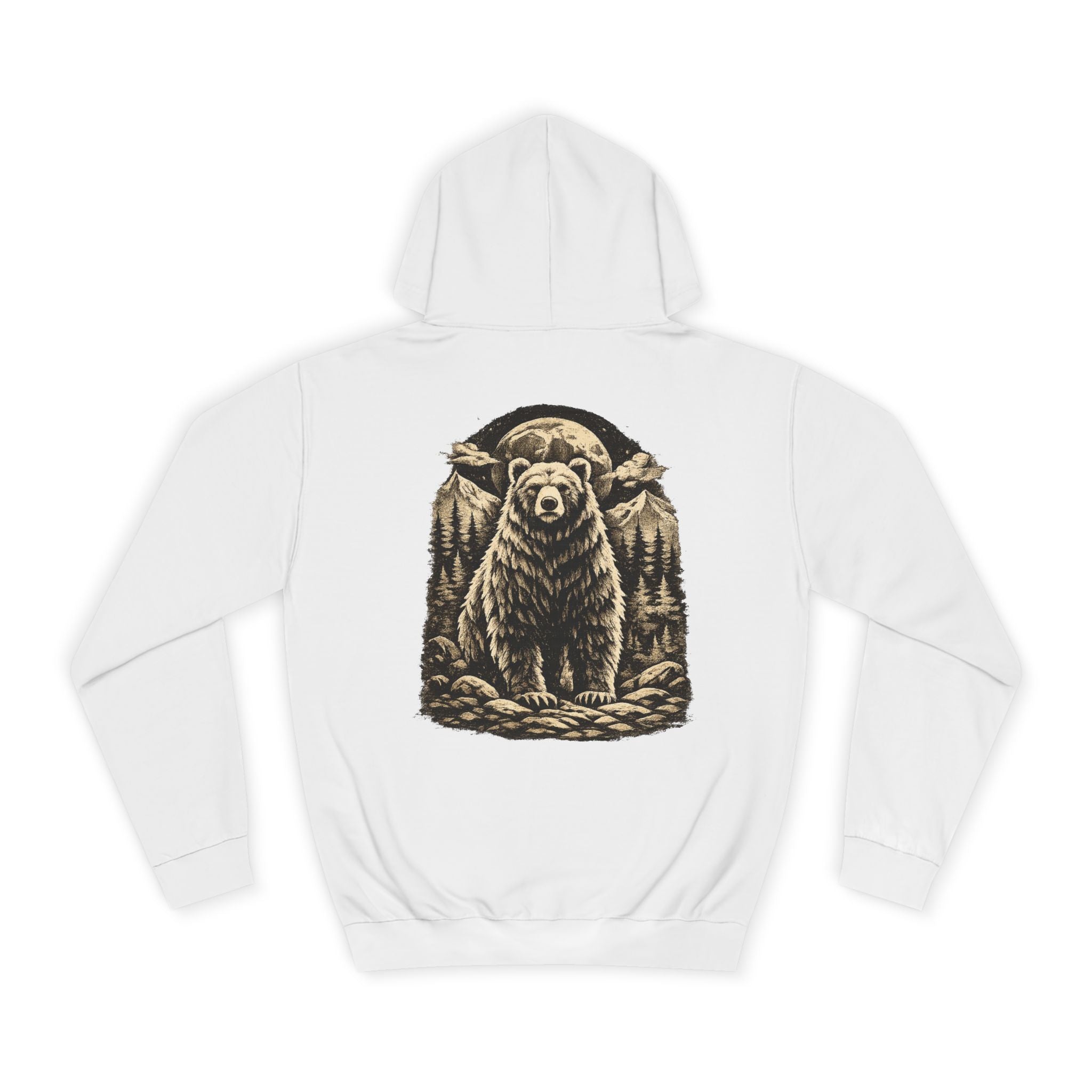 Bear Graphic Hoodie — Vintage Wilderness Bear Pullover