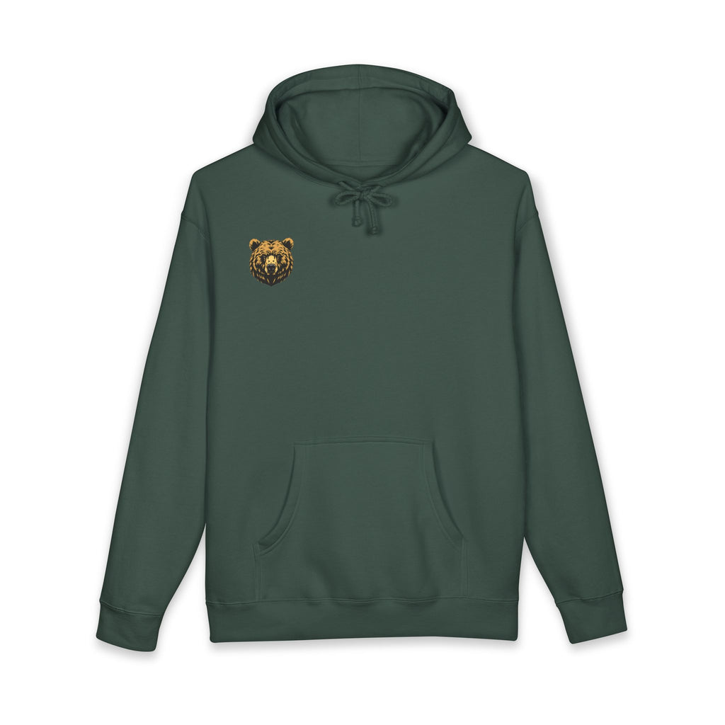 Bear Guardian Hoodie — Minimal Bear Emblem Pullover