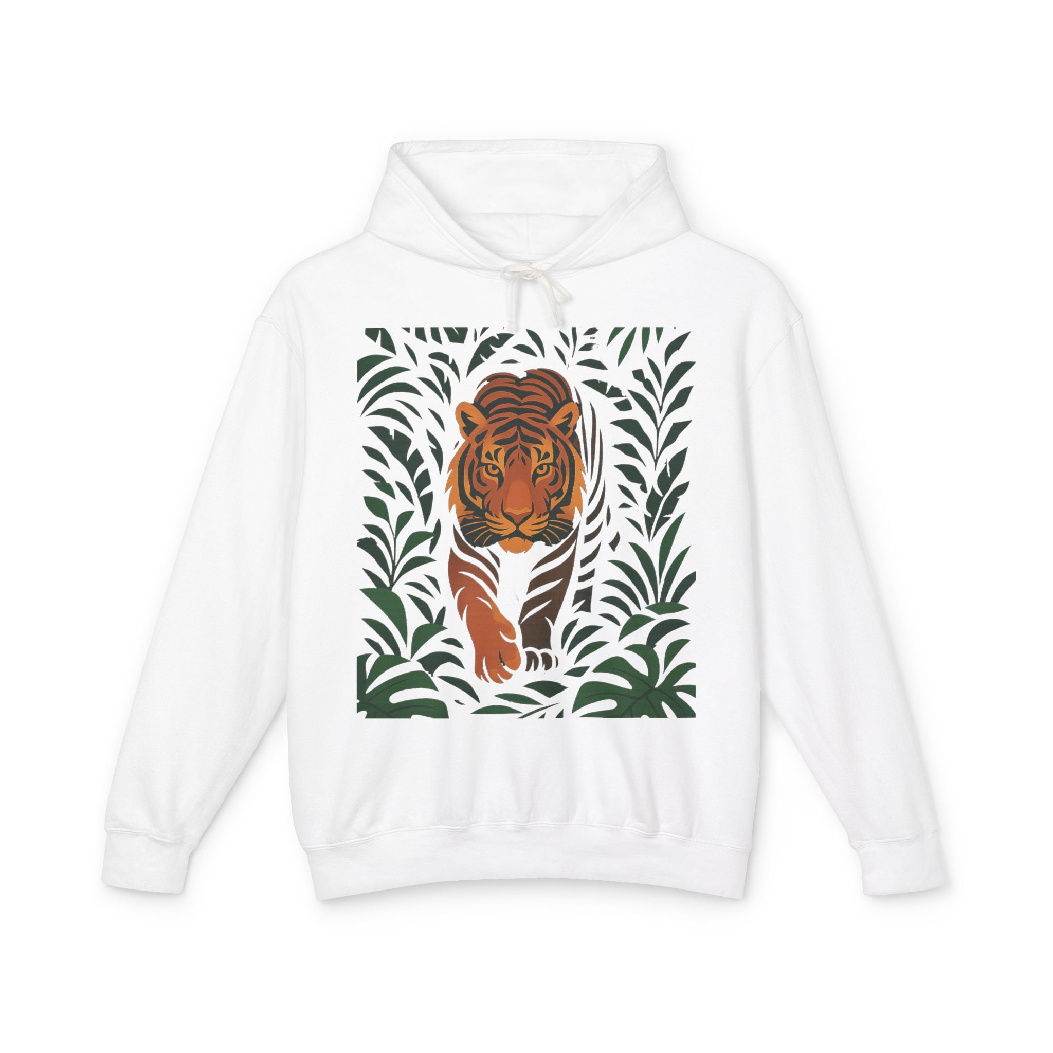 Tiger in the Jungle Hoodie Ver. 1 — Bold Tiger Graphic Hoodie