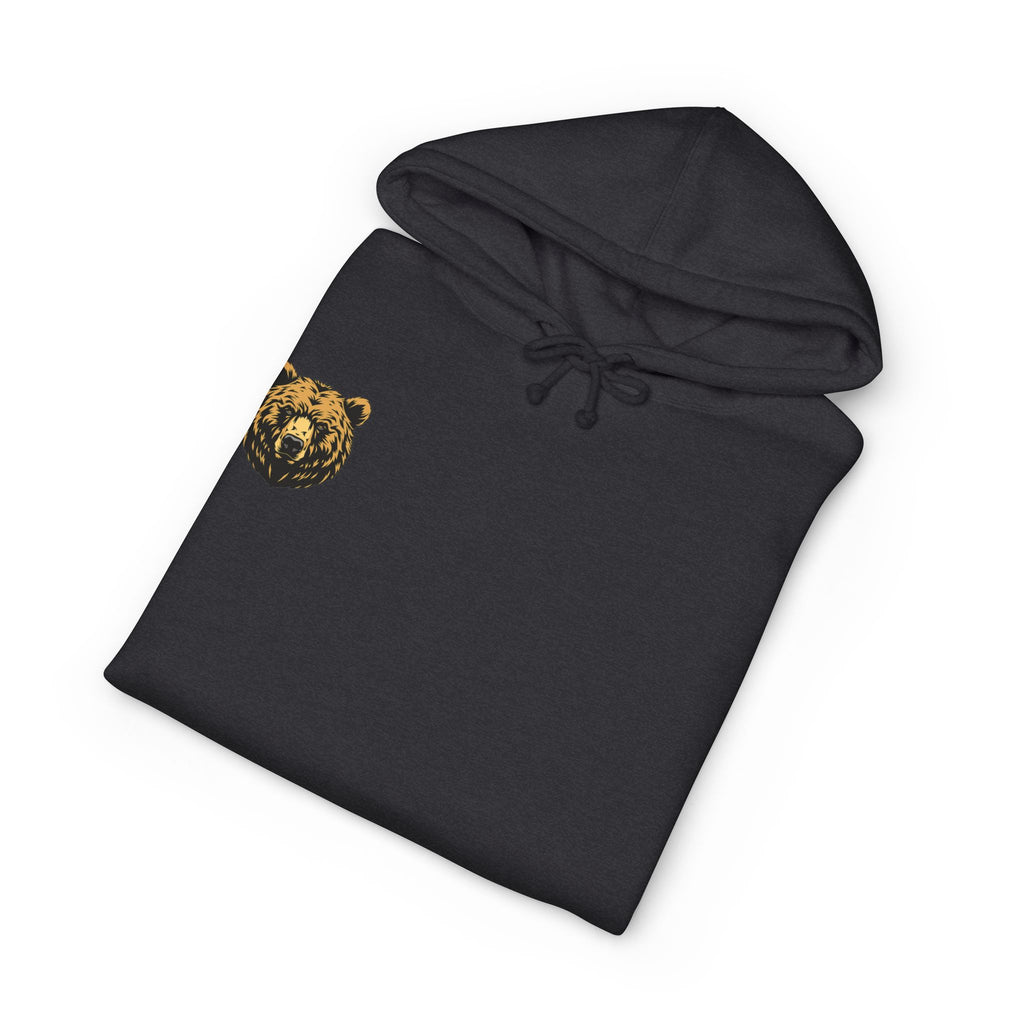 Bear Guardian Hoodie — Minimal Bear Emblem Pullover