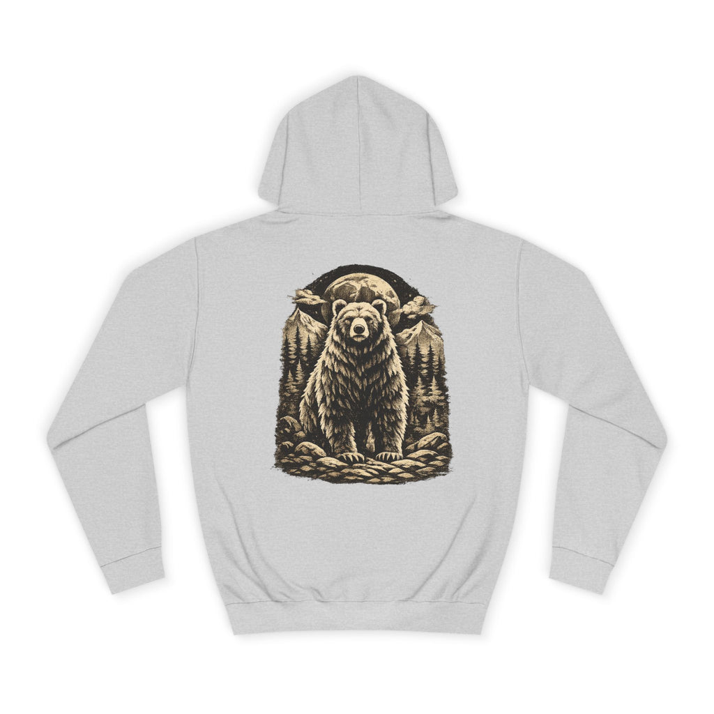 Bear Graphic Hoodie — Vintage Wilderness Bear Pullover