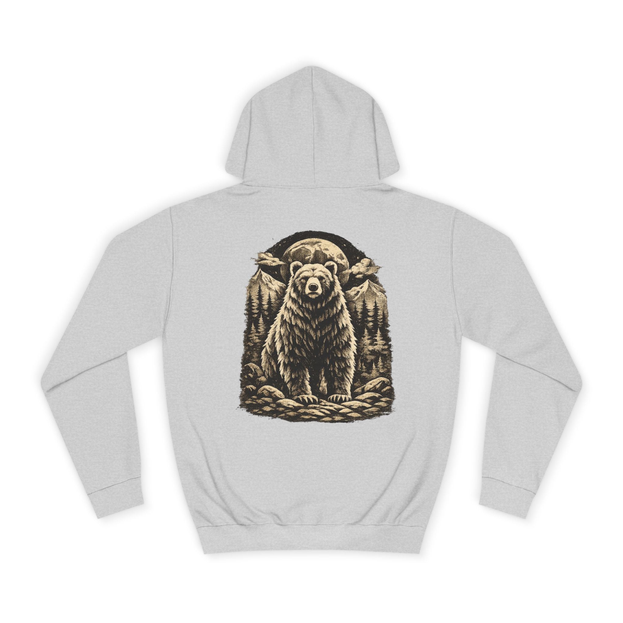 Bear Graphic Hoodie — Vintage Wilderness Bear Pullover