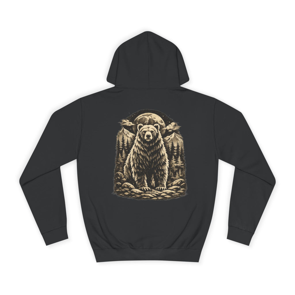 Bear Graphic Hoodie — Vintage Wilderness Bear Pullover