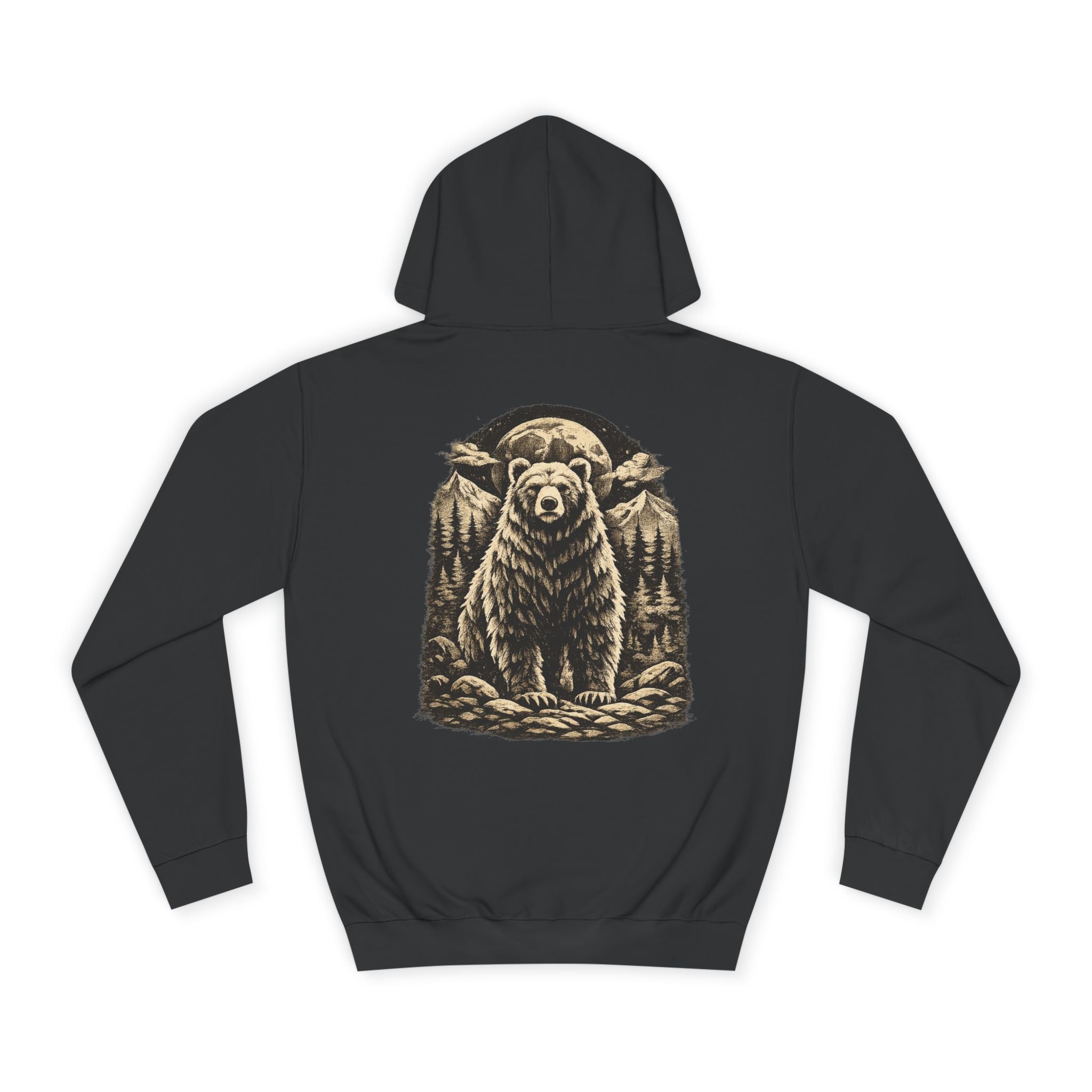 Bear Graphic Hoodie — Vintage Wilderness Bear Pullover