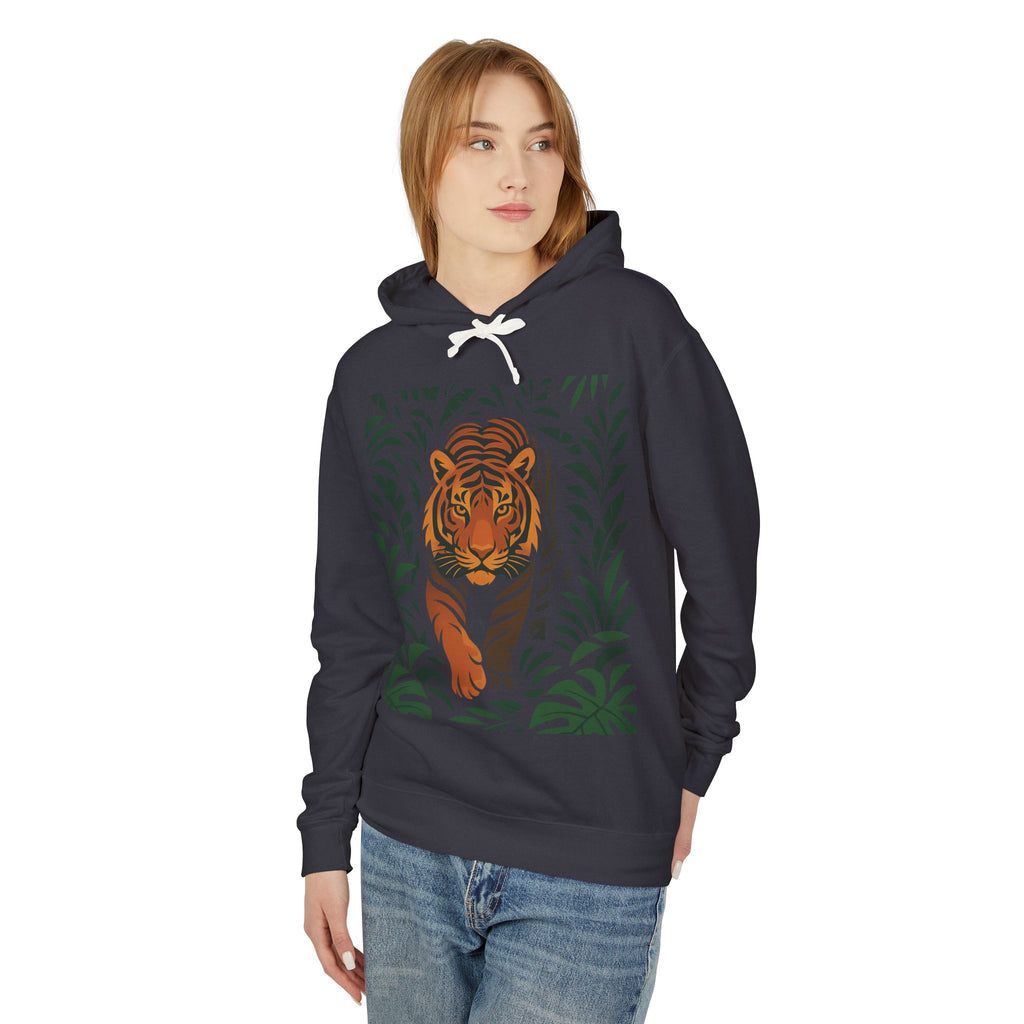 Tiger in the Jungle Hoodie Ver. 1 — Bold Tiger Graphic Hoodie