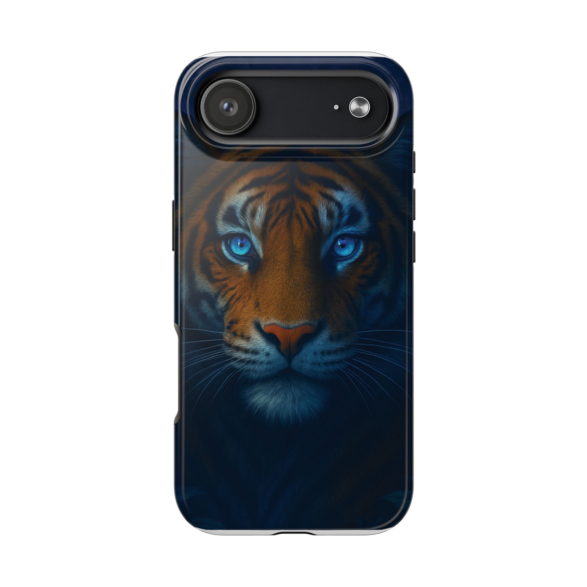 Tiger Eyes Tough Phone Case — Blue-Eyed Tiger Protective Smartphone Cover