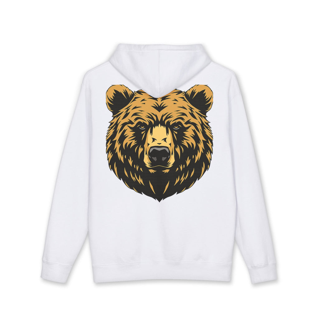 Bear Guardian Hoodie — Minimal Bear Emblem Pullover