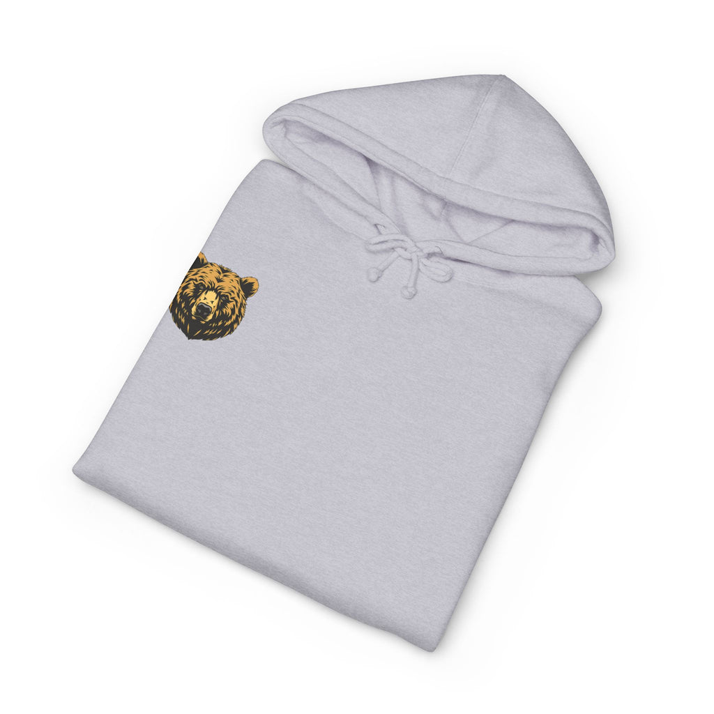 Bear Guardian Hoodie — Minimal Bear Emblem Pullover