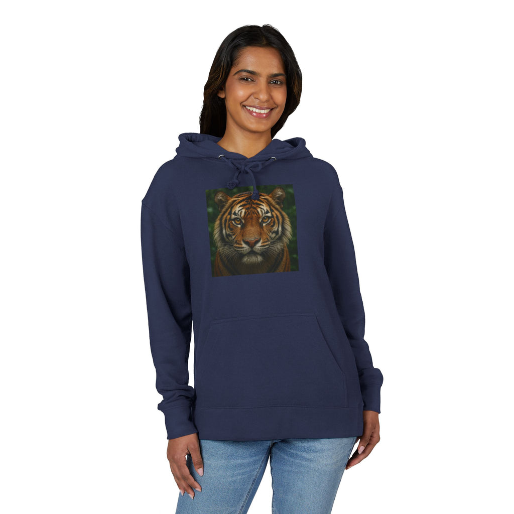 Tiger Face Hoodie — Realistic Bengal Tiger Graphic Pullover