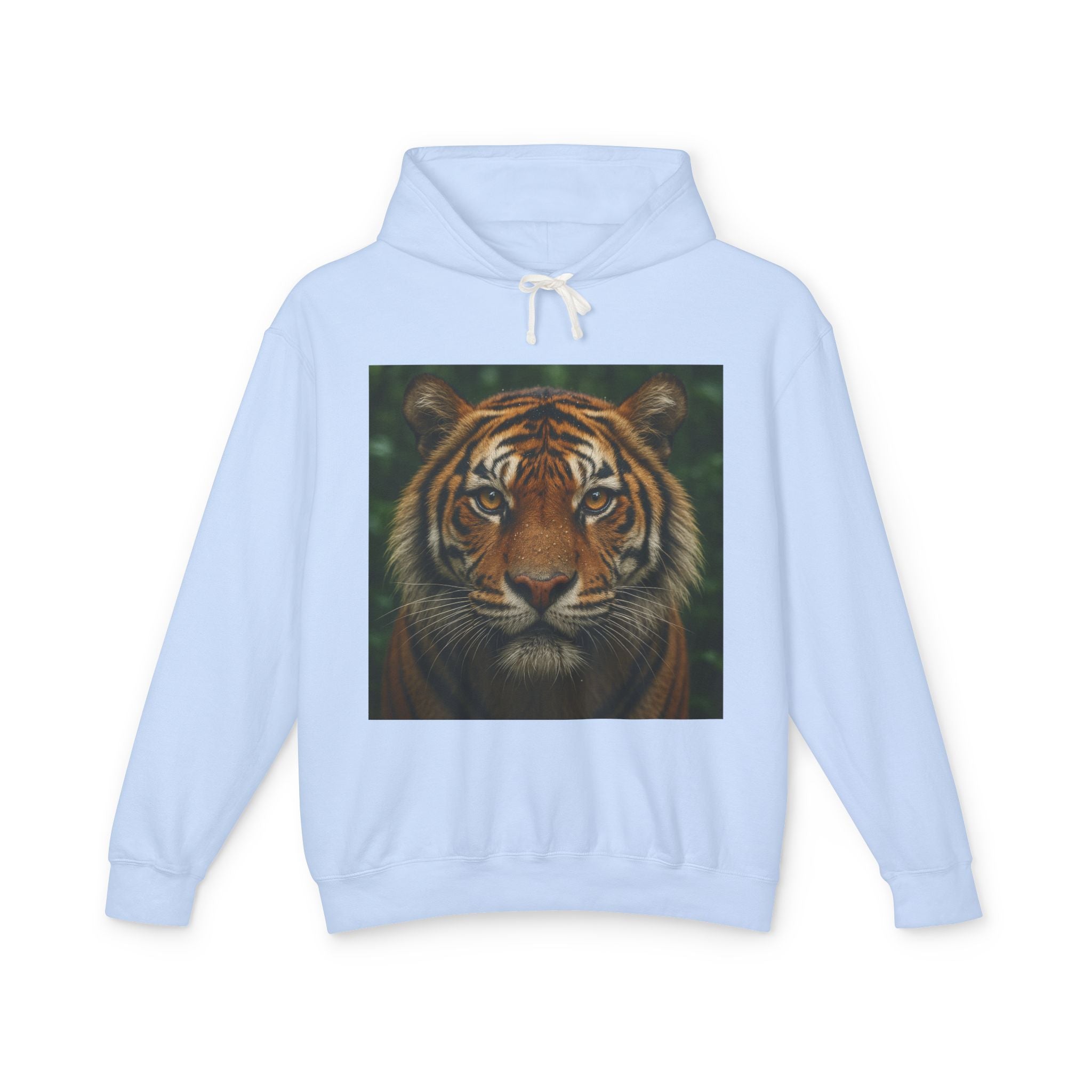 Tiger Portrait Hoodie — Majestic Tiger Graphic Hooded Sweatshirt