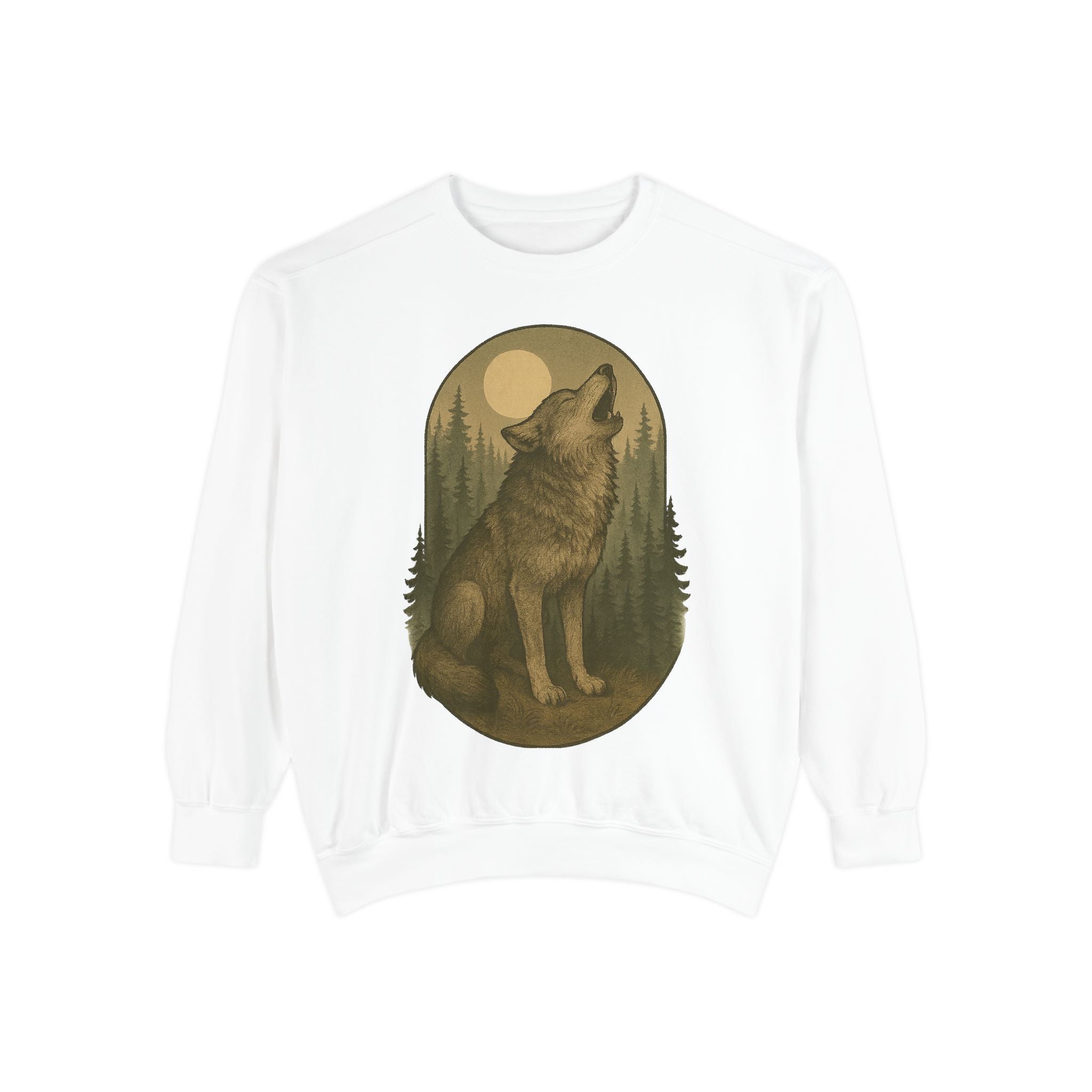 Howling Wolf Moon sweatshirt | Forest Vintage