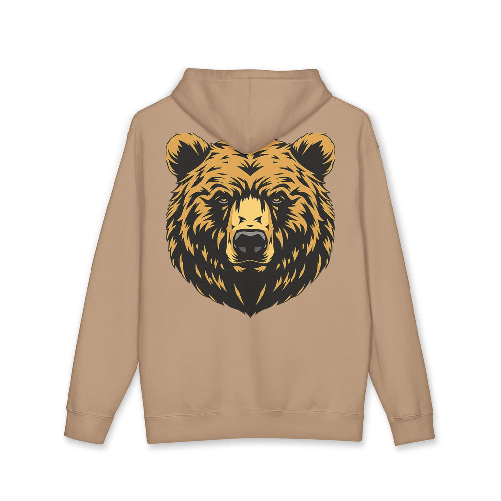 Bear Guardian Hoodie — Minimal Bear Emblem Pullover