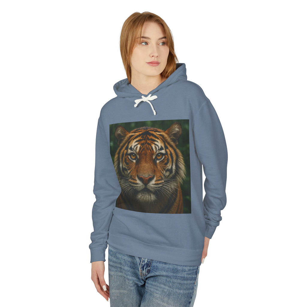 Tiger Portrait Hoodie — Majestic Tiger Graphic Hooded Sweatshirt