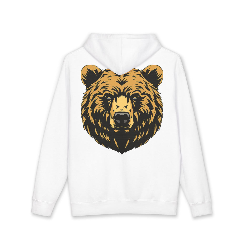 Bear Guardian Hoodie — Minimal Bear Emblem Pullover