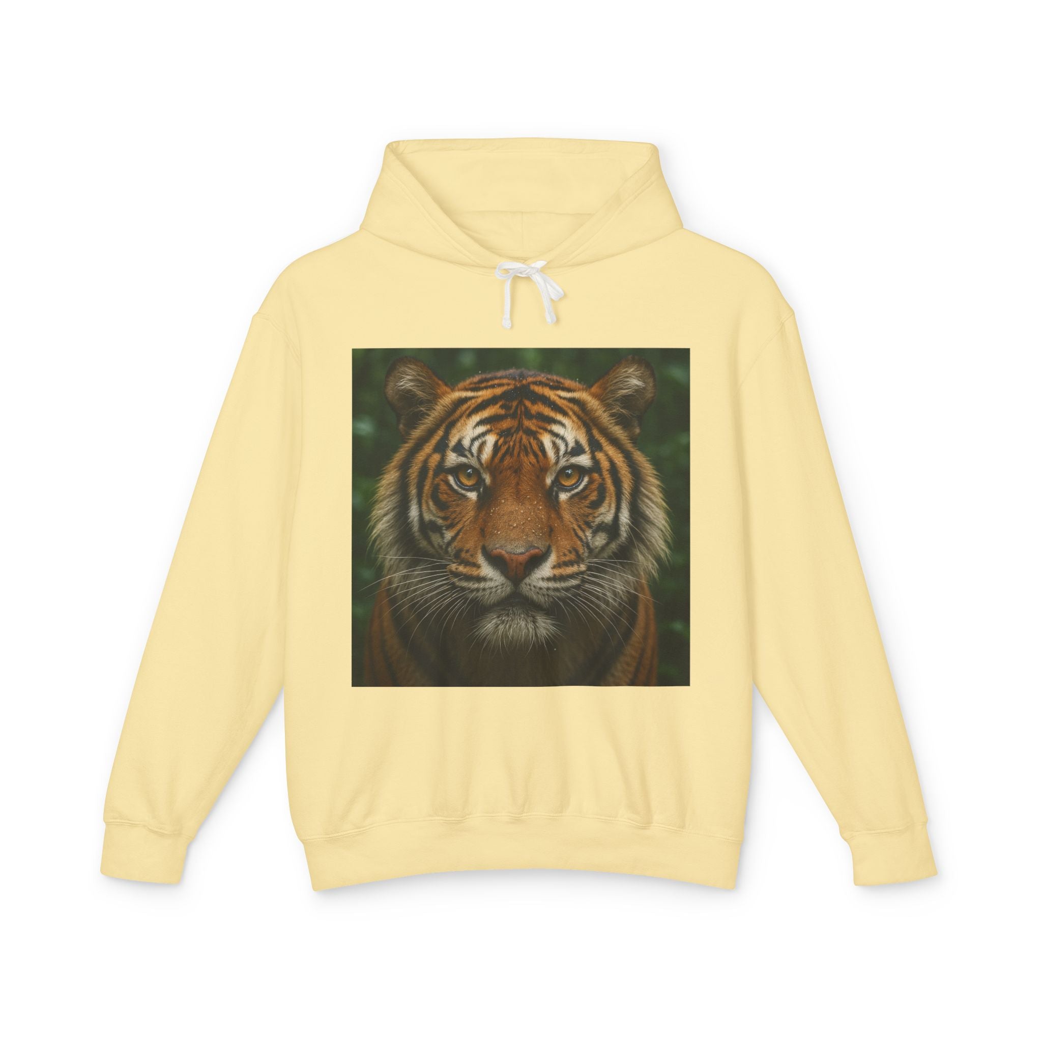 Tiger Portrait Hoodie — Majestic Tiger Graphic Hooded Sweatshirt