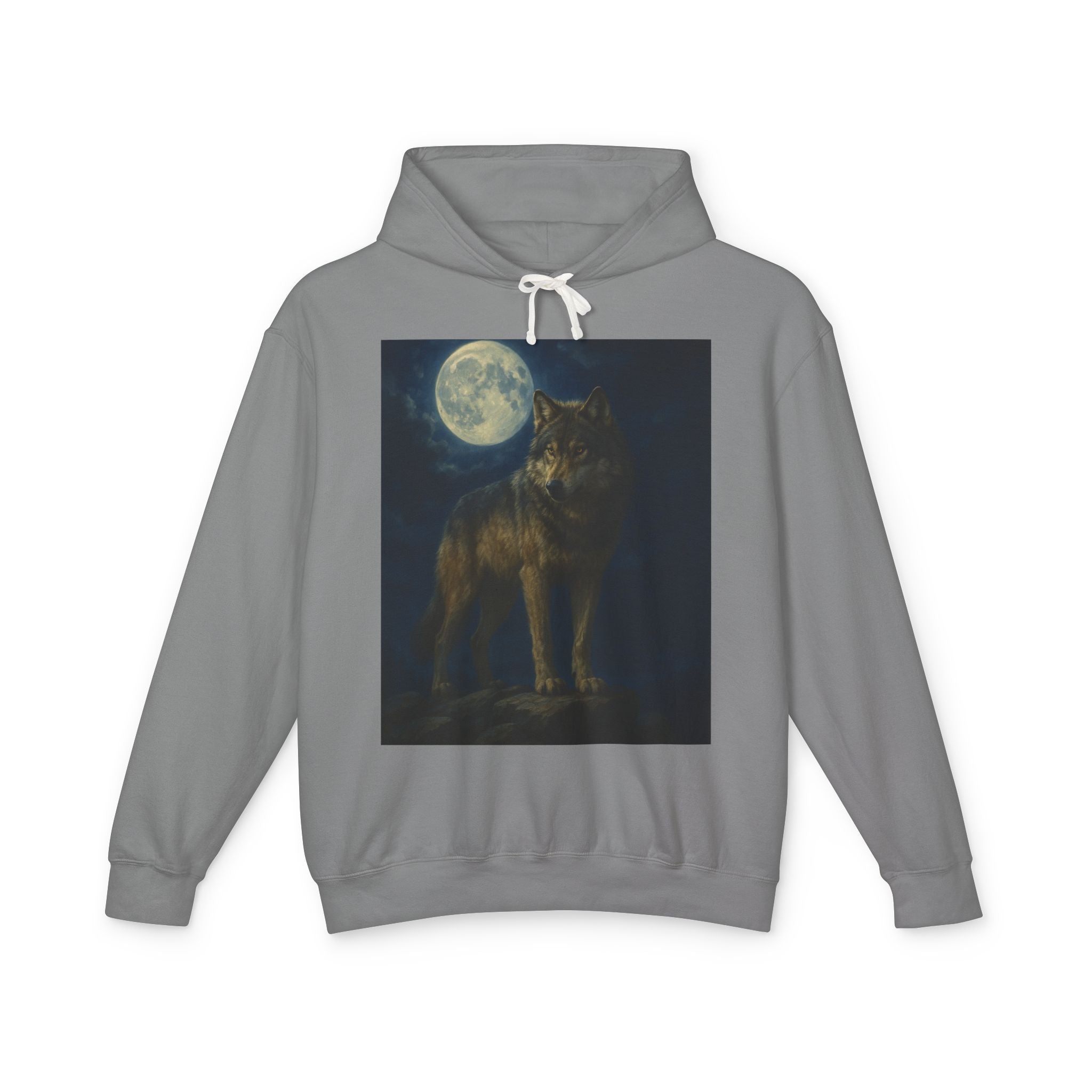 Wolf Moon Hoodie — Night Wolf Graphic Pullover