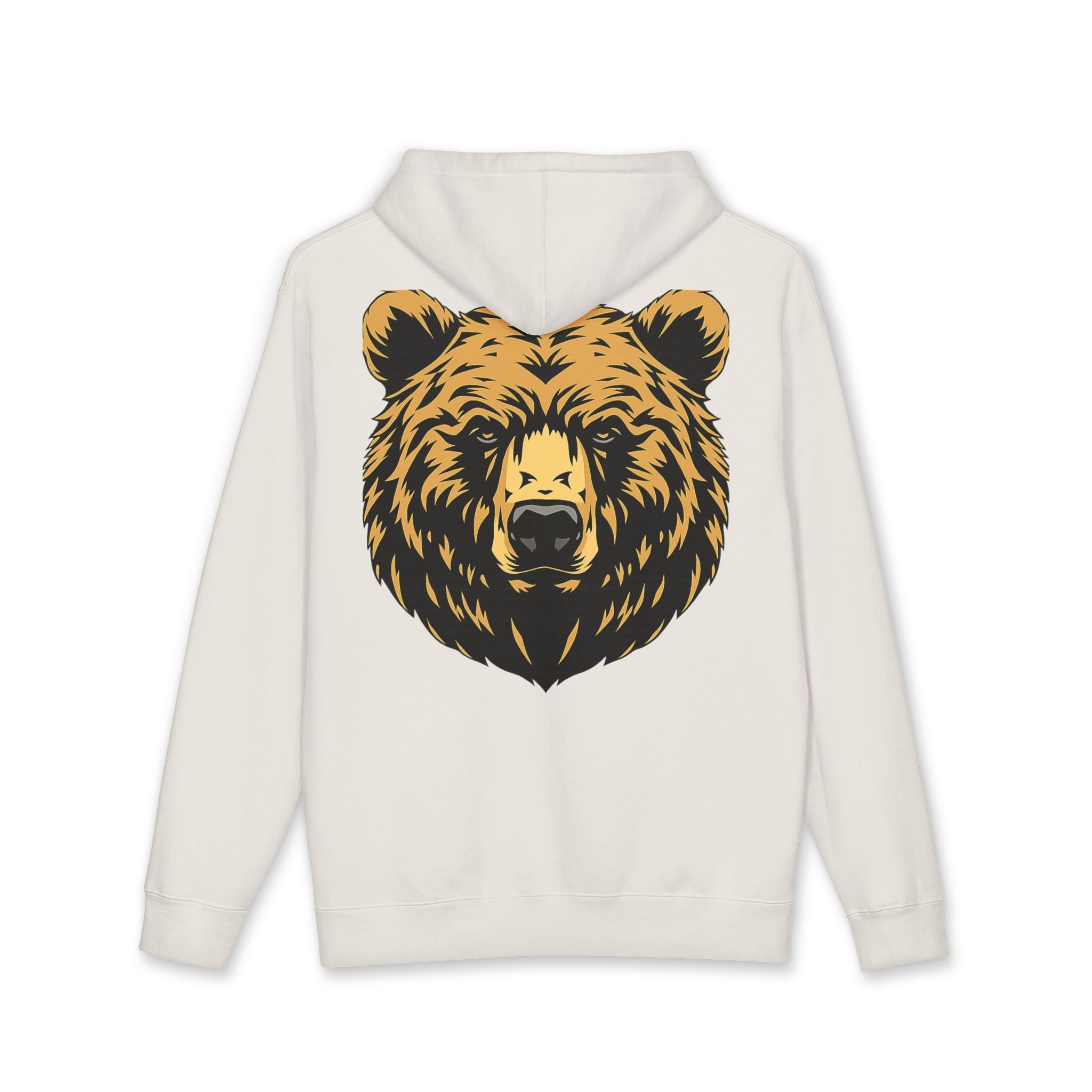 Bear Guardian Hoodie — Minimal Bear Emblem Pullover