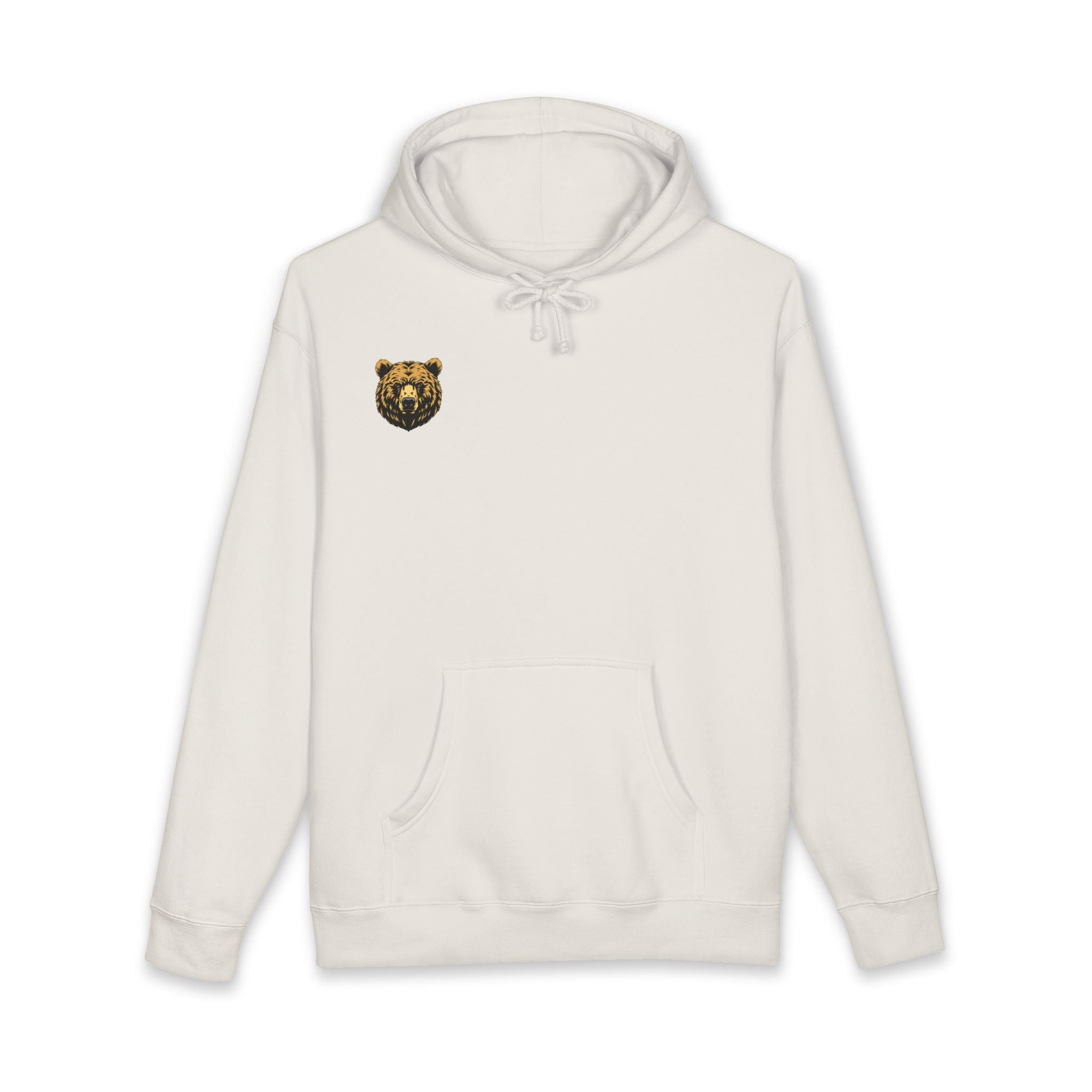Bear Guardian Hoodie — Minimal Bear Emblem Pullover