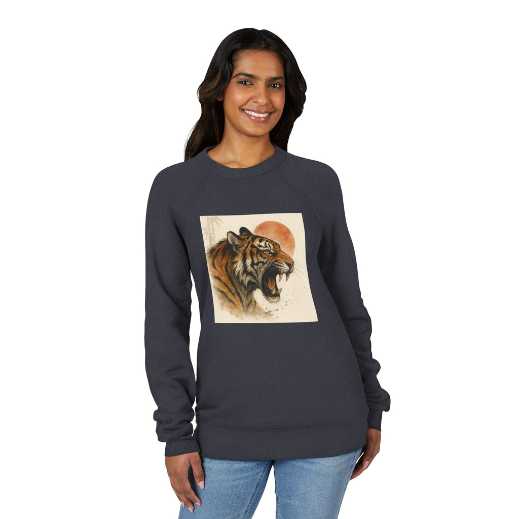Roaring Tiger Sweatshirt — Vintage Tiger Art Crewneck