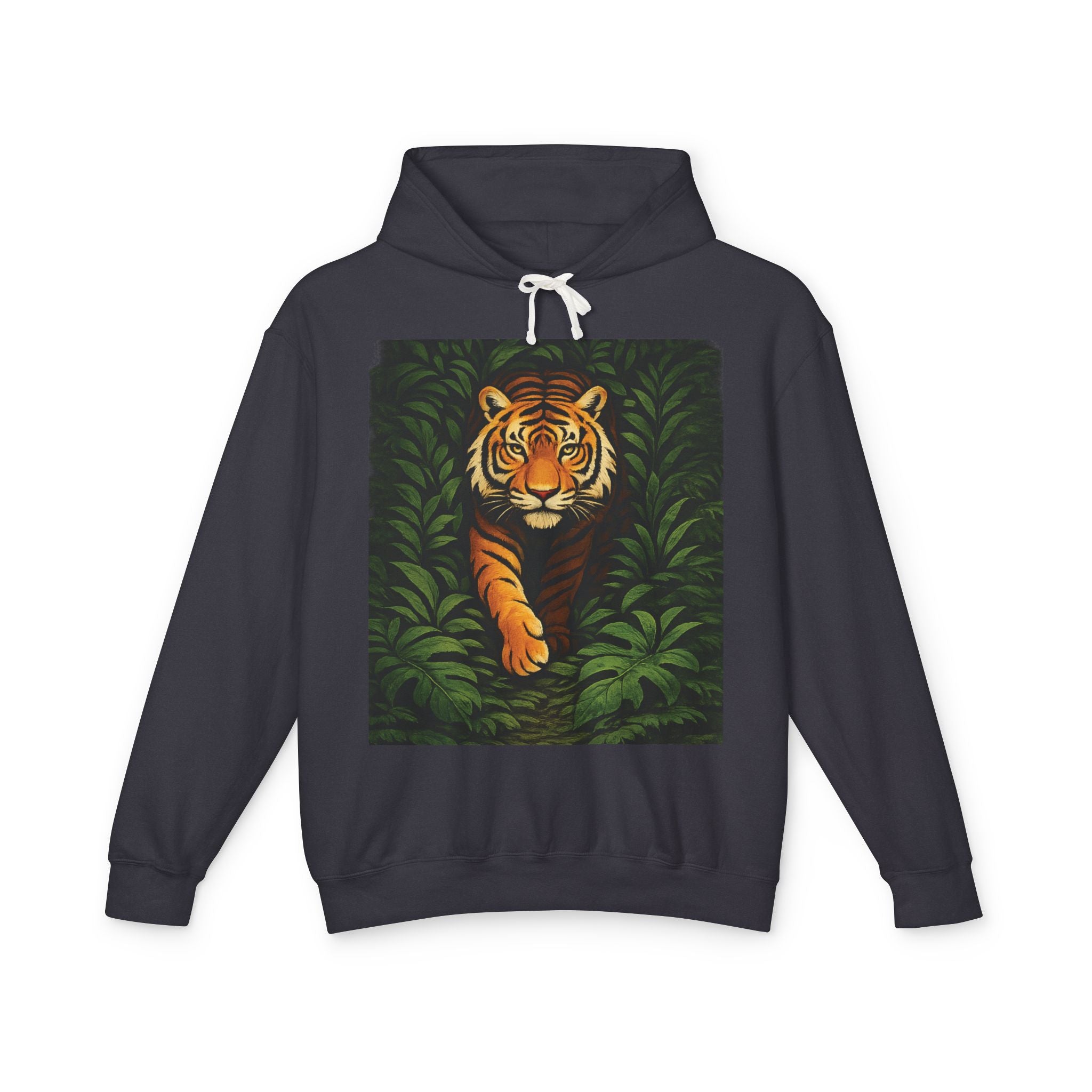 Tiger in the Jungle Hoodie Ver.2 — Bold Tiger Graphic Hoodie