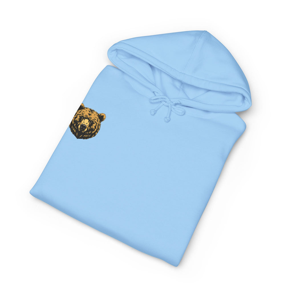 Bear Guardian Hoodie — Minimal Bear Emblem Pullover